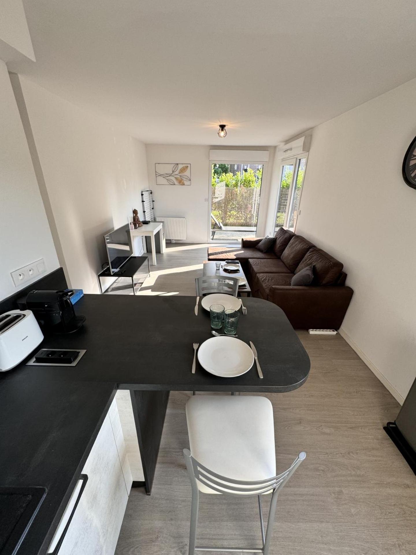 T2 Cosy Parking Prive Apartment Amiens Bagian luar foto